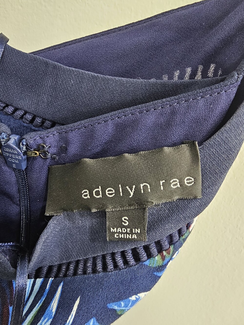 Adelyn Rae Navy Floral High-Low Sundress - Picture 7 of 10